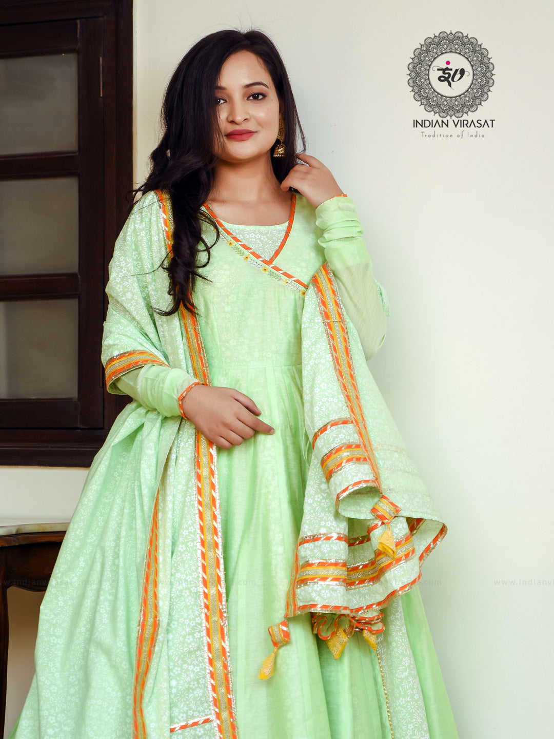 Shop Black Floorlength Chanderi Anarkali Online in USA |Yellow Dupatta –  Pure Elegance